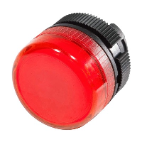 Schneider Harmony XAC Red Pilot Lamp Head IP65 Black Bezel