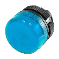 Schneider Harmony XAC Blue Pilot Lamp Head IP65 Black Bezel