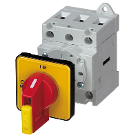 IMO PM69 32A 3 Pole Isolator for Door Mounting Switch Supplied with IP66 Red/Yellow Handle