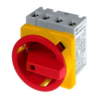 IMO PM69 32A 4 Pole Isolator for Door Mounting Switch Supplied with IP66 Red/Yellow Handle