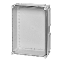 Fibox EK Polycarbonate 380 x 280 x 130mmD Enclosure Clear Lid IP66/67