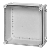 Fibox EK Polycarbonate 280 x 280 x 130mmD Enclosure Clear Lid IP66/67