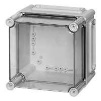 Fibox EK Polycarbonate 190 x 190 x 130mmD Enclosure Clear Lid IP66/67