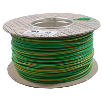 Clynder Tri-rated 1.5mm Green/Yellow Tri-Rated Cable - price per 1 (100m)