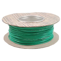 Clynder Tri-rated 1.0mm Green Tri-Rated Cable - price per 1 (100m)