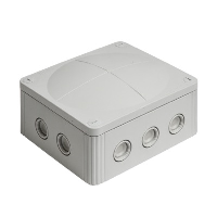 WISKA COMBI 1210 LG Polypropylene 160 x 140 x 81mmD Enclosure Grey IP66