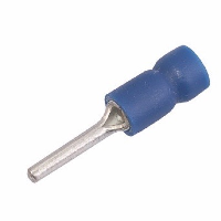 Insulated Blue Pin Crimp 12mm Long for 0.75-2.5mm Cable - price per 1 (100)