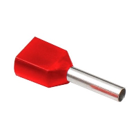 1.00mm Red Ferrules Double French - price per 1 (1000)