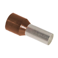 10mm Brown Ferrules French - price per 1 (100)