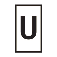 HellermannTyton HODS85 Marker Black on White "U" Pack of 100 - price per 1 (pack)