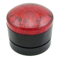 STX Xenon Beacon Black Base Red Lens 10-28V AC/DC IP65 Flashing