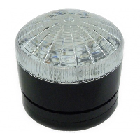 STX Xenon Beacon Black Base Clear Lens 115-240V AC IP65 Flashing
