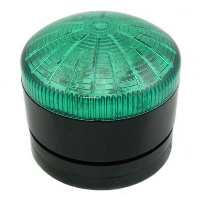 STX Xenon Beacon Black Base Green Lens 10-28V AC/DC IP65 Flashing