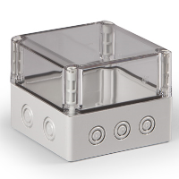 Ensto Cubo S Polycarbonate 125 x 125 x 100mmD Enclosure IP66/67