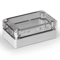 Ensto Cubo S ABS 75 x 125 x 50mmD Enclosure Clear Lid IP66/67