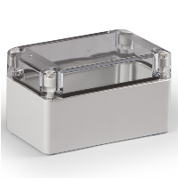 Ensto Cubo S ABS 75 x 125 x 75mmD Enclosure Clear Lid IP66/67