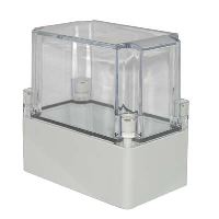 Ensto Cubo S ABS 75 x 125 x 125mmD Enclosure Clear Lid IP66/67