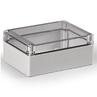 Ensto Cubo S ABS 125 x 175 x 75mmD Enclosure Clear Lid IP66/67