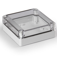 Ensto Cubo S ABS 125 x 125 x 50mmD Enclosure Clear Lid IP66/67