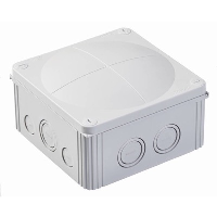 WISKA COMBI 1010/5 LG Polypropylene 140 x 140 x 82mmD Enclosure Grey IP66