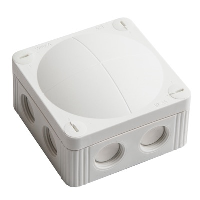 WISKA COMBI 308/5 WH Polypropylene 85 x 85 x 51mmD Enclosure White IP66
