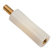 Nylon Pillar 8D x 30mmL Male/Female M3 Thread - price per 100