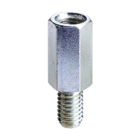Schneider Spacial Galvanised Steel Hexagonal Spacer 100mmL Male/Female M8 Thread