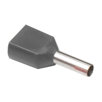 2.5mm Grey Ferrules Double French - price per 1 (1000)