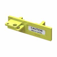 Eaton Bussmann Safeclip Yellow Padlockable Insert 'CAUTION'