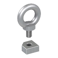 Schneider Spacial SM Set of 4 Eyebolts Galvanized Cast Steel