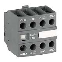 ABB AF Front Mounted 2 x N/O 2 x N/C Auxiliary Block for AF09 - AF16 Contactors