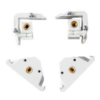 Ensto PolyBox Front Panel Hinge Kit 2 x Hinges & 2 x Elevators