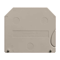 Weidmuller W Series WAP Divider Plate for WDU2.5-10 Terminal & End Plate for WDU16 & WDU35 Terminals - price per 100