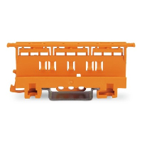 WAGO 221 Series Mounting Carrier for DIN Rail or Screw Fixing Orange