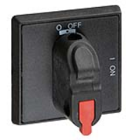 ABB OT Black IP65 Handle for Door Mounted Switches