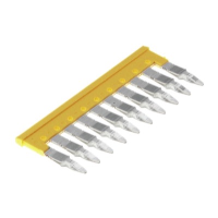 Weidmuller W Series ZQV4N/10 GE 10 Pole Jumper Bar - price per 100
