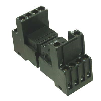 Idec SY Relay Base for 14 Pin Relay Black