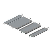 Schneider Spacial SF 2 Entry Cable Gland Plate for 1000W x 600D Enclosures