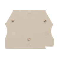 IMO ER Beige End Plate for ER2.5-ER10 2.5mm to 10mm Terminals - price per 100