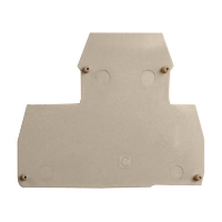 IMO ER Beige End Plate for ERD2.5 & ERD4 Double Terminal - price per 100