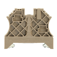 Weidmuller W Series WEW 35/2 Beige End Stop for TS35 Rail - price per 100