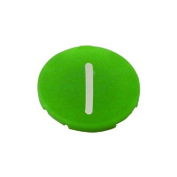 Eaton RMQ-Titan Green 'I' Button Plate for Pushbutton Actuator