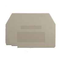 IMO ER Beige End Plate for ERTD3 & ERTD4 Disconnect Terminals & for ERF3 Fuse Terminal - price per 100