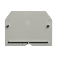 Wieland selos WK Grey End Plate for 10mm Fuse Terminal - price per 100