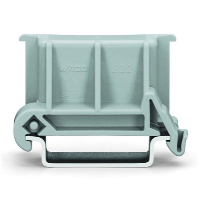 WAGO 222 Series Angled DIN Rail Adapter in combination with 221-500 or 222-500 Grey