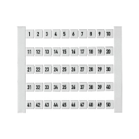 Weidmuller Dekafix DEK5 Marker 1-50 Horizontal Marking - price per 100 (card)