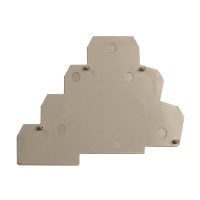 IMO ER Beige End Plate for ERT3E Triple Deck Terminal - price per 100