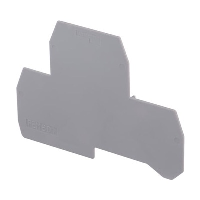 Entrelec SNA FEM8D1 Grey End Plate for M6/8 D2 Double Deck Terminal