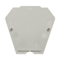 Wieland selos WK Grey End Plate for 57.404.7055.0 Double Deck Terminal - price per 100