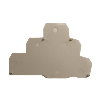 IMO ER Beige End Plate for ERT3 Triple Deck Terminal - price per 100